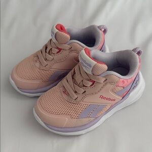 Reebok Kids' Peach and Lavender Sneakers